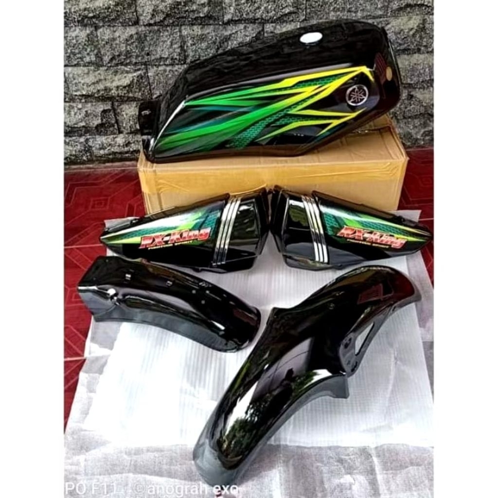 PROMO body set RX king tahun 2005 warna hijau TERMURAH