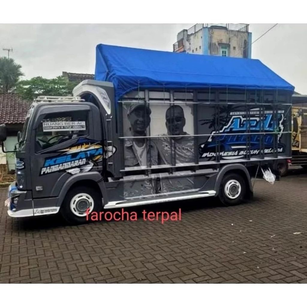 TERPAL TRUK  SEMI KARET BAHAN MIGHTY UKURAN 4x6