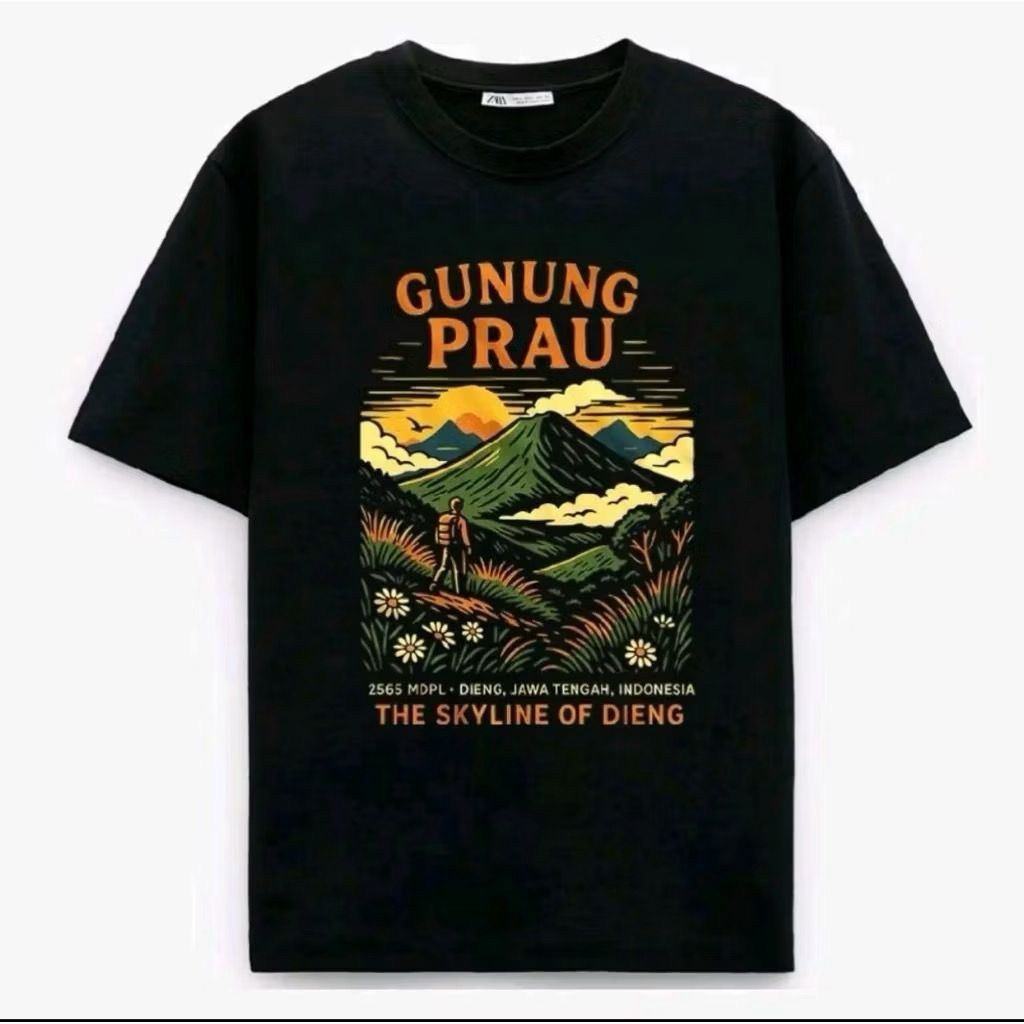 TSHIRT-KAOS PENDAKIAN GUNUNG PRAU