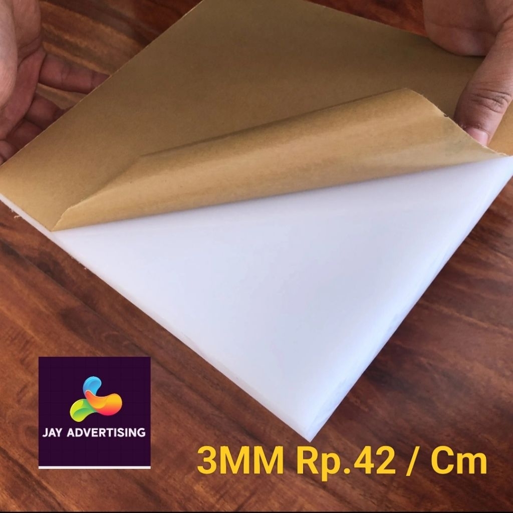 Acrylic Lembaran 3Mm Putih Susu/Akrilik Potongan Custom 3Mm