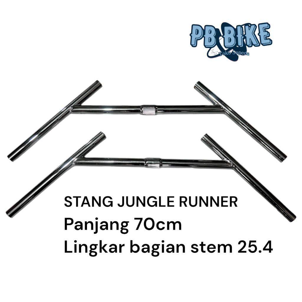 TERMURAH Stang Sepeda JUNGLE RUNNER Bar Realpict / Handlebar Nitto