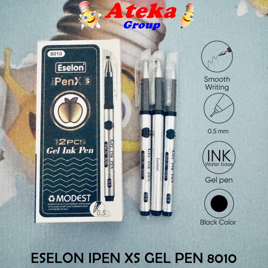 [BOX/12PCS] ESELON IPEN XS GEL PEN 8010
