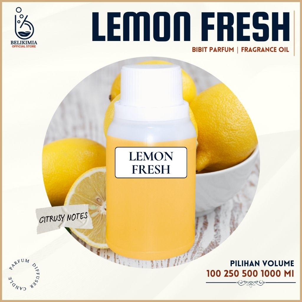 BIANG BIBIT PARFUM LEMON FRESH /BIBIT PARFUM UNTUK SABUN DAN DETERJEN/BIBIT PARFUM LAUNDRY AROMA LEM