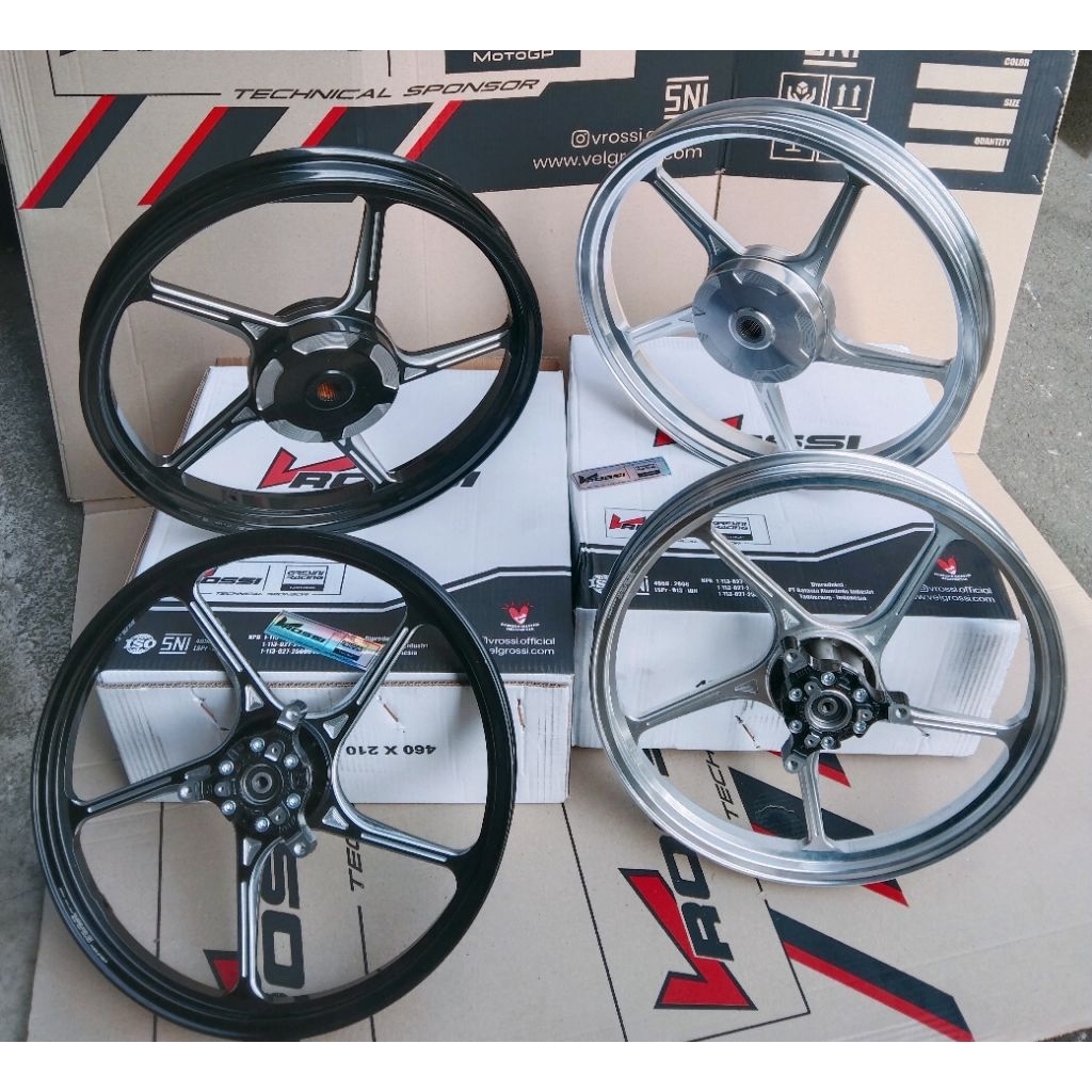 VELG RACING V ROSSI PRIME RING 17 PNP AEROX OLD DAN AEROX NEW 155