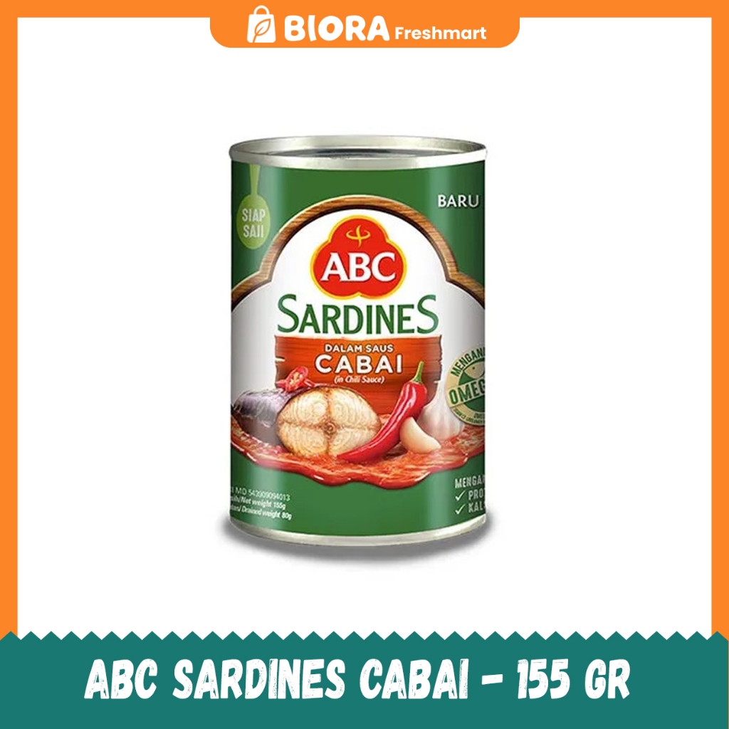ABC Sarden Saus Cabai 155 Gram / Sarden ABC