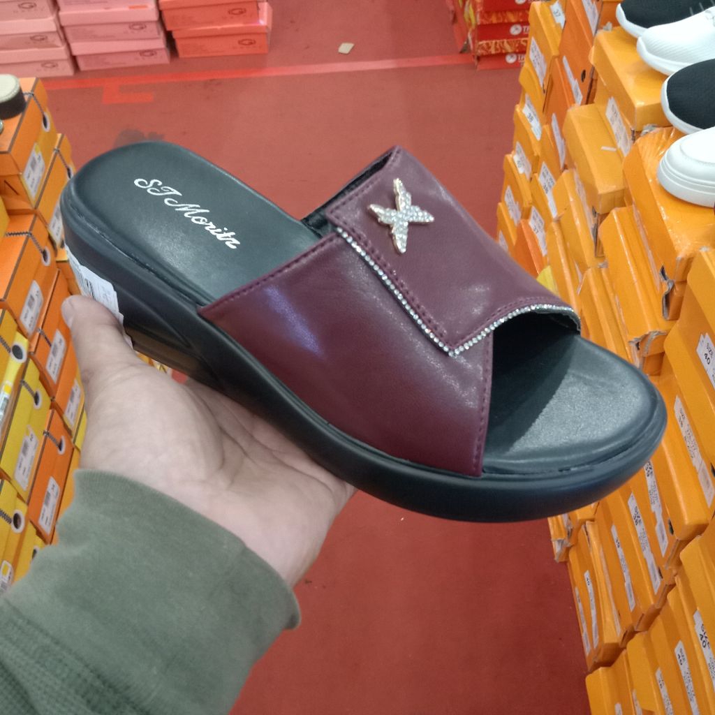 ST MORITZ SANDAL WEDGES WANITA ORIGINAL