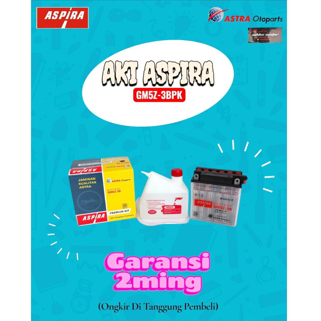 AKI BASAH ASPIRA ORIGINAL GM5Z-3BPK