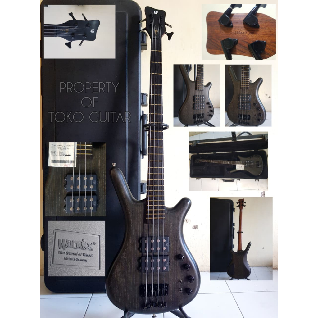 GITAR BASS WARWICK PRO SERIES CORVETTE DOUBLE BUCKS $$ (MADE IN GERMANY)