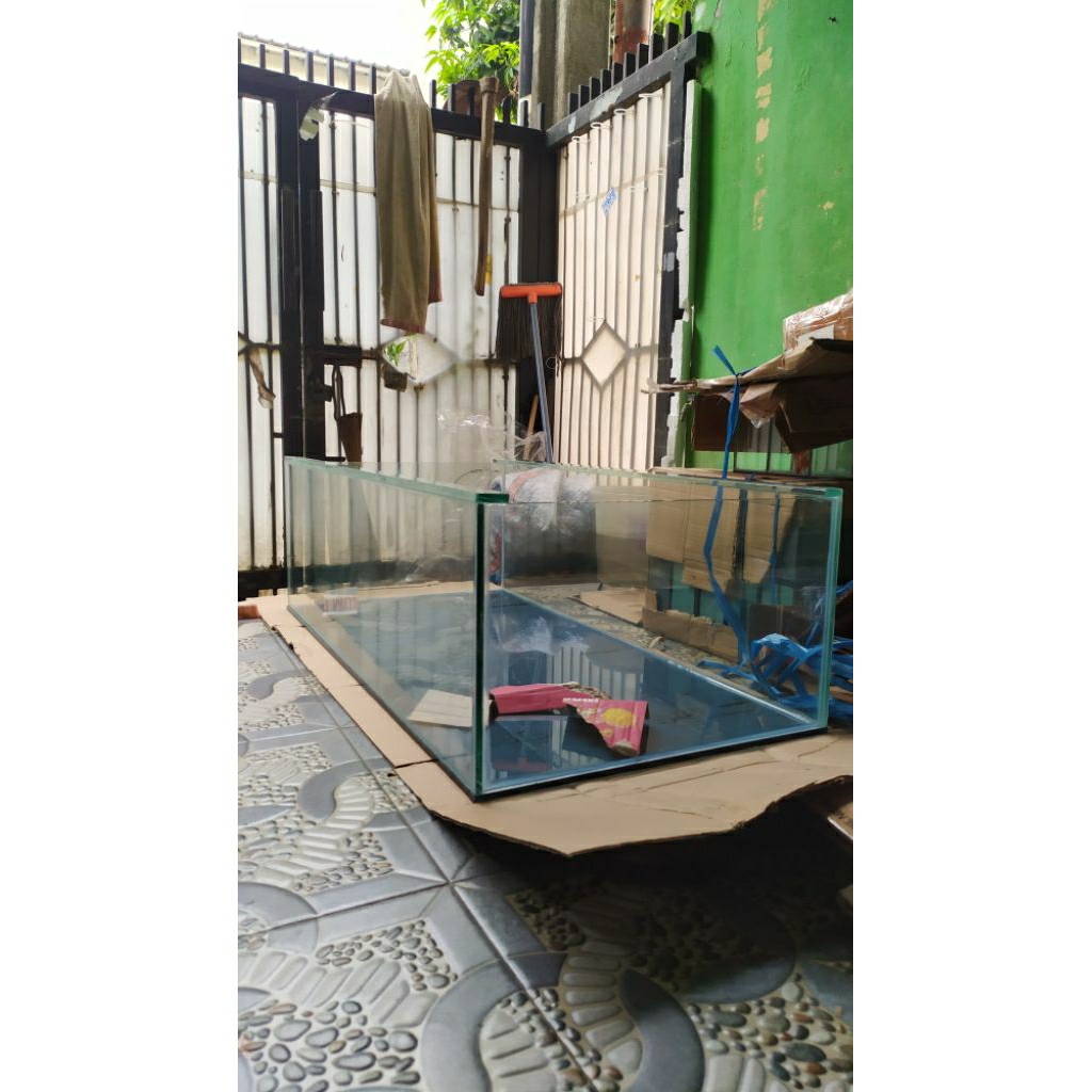 aquarium 80x25x30 aquarium kaca