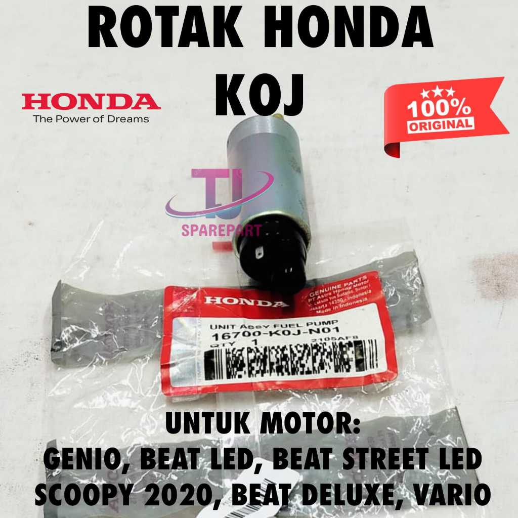DINAMO/ROTAK KOJ ASLI ORIGINAL AHM HONDA GENIO/BEAT-STREET LED/SCOOPY2020 INJEKSI FUEL PUMP ORIGINAL