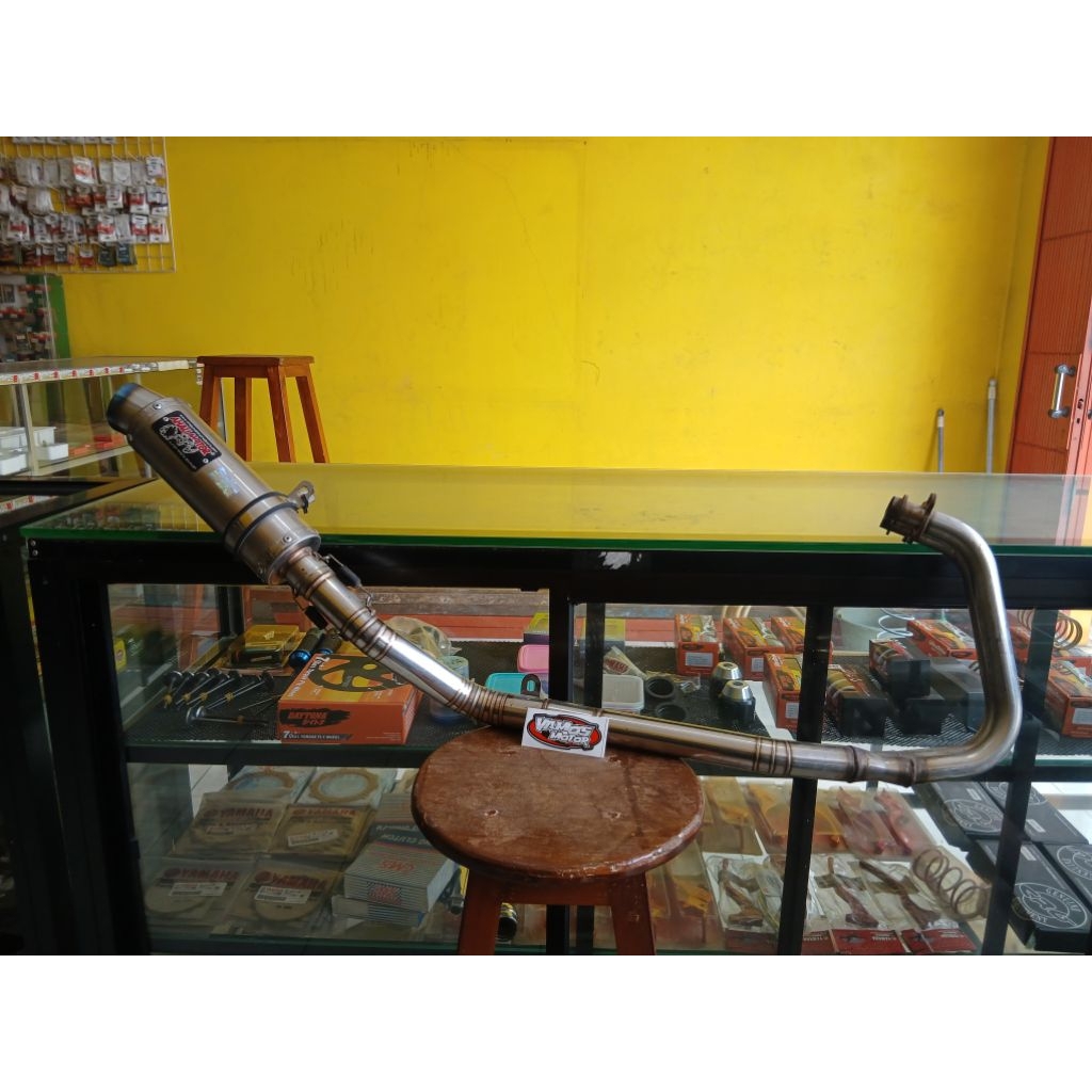 Knalpot Ahau Ninja 250 Karbu Stanlis