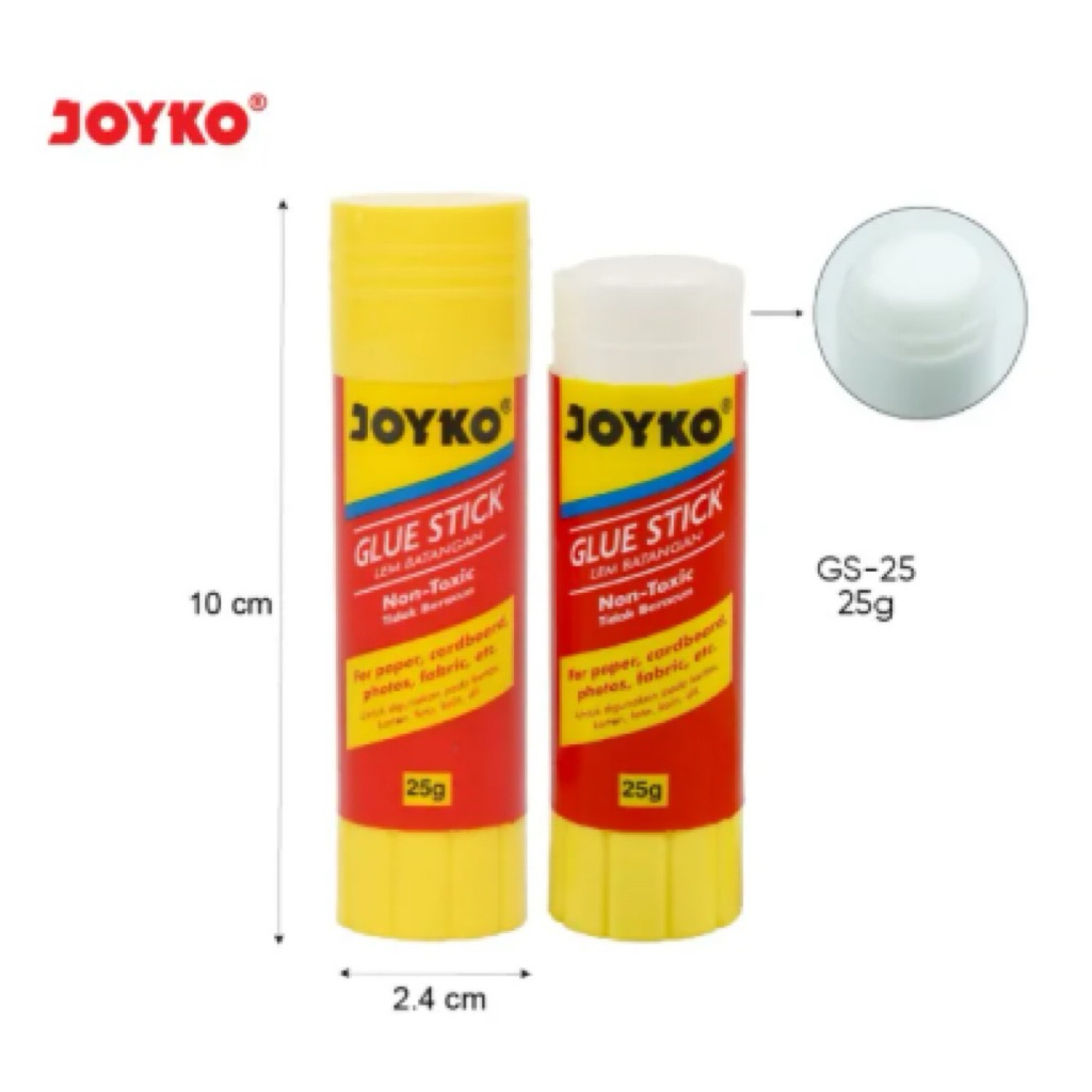 Lem Glue Stick Joyko 25gr | Lem Kertas Joyko | Lem Stick Joyko| MURAH