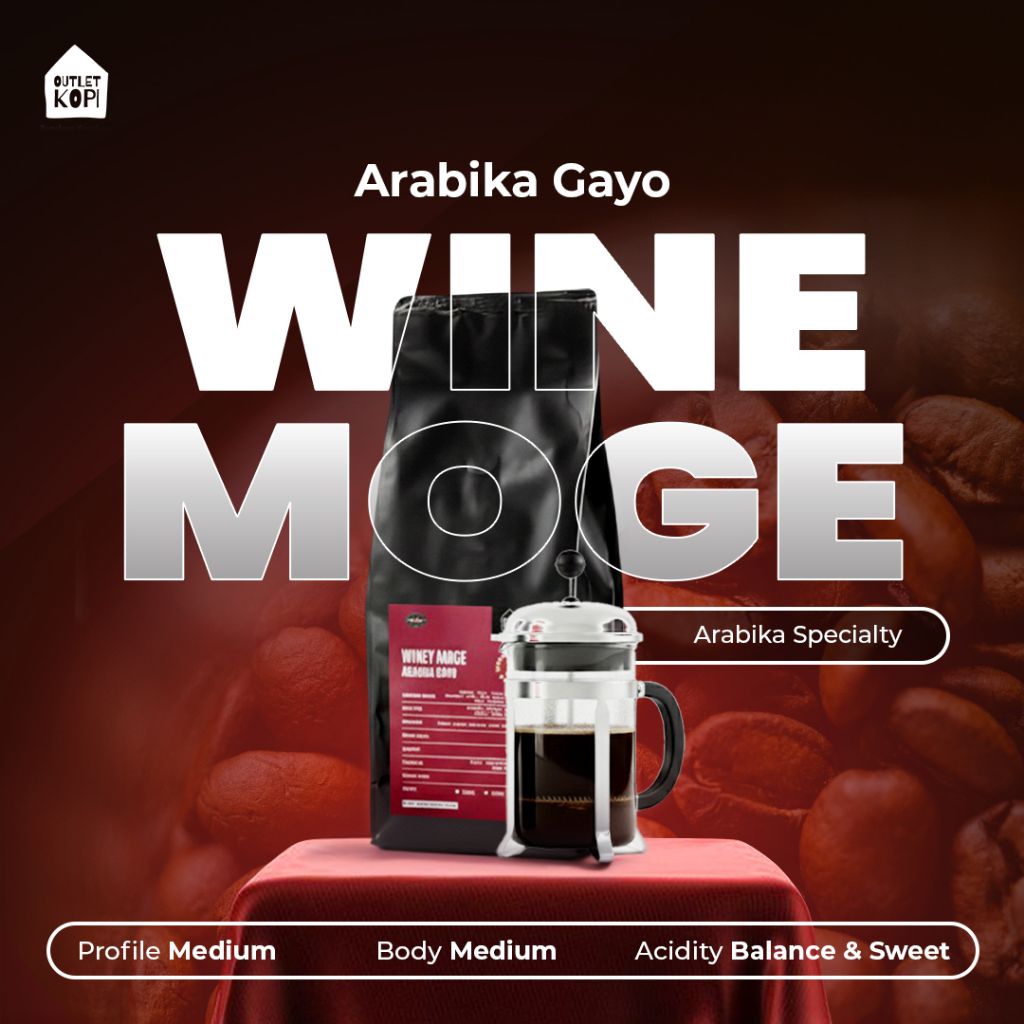 KOPI GAYO ARABIKA WINE 250G - Outlet Kopi Gayo