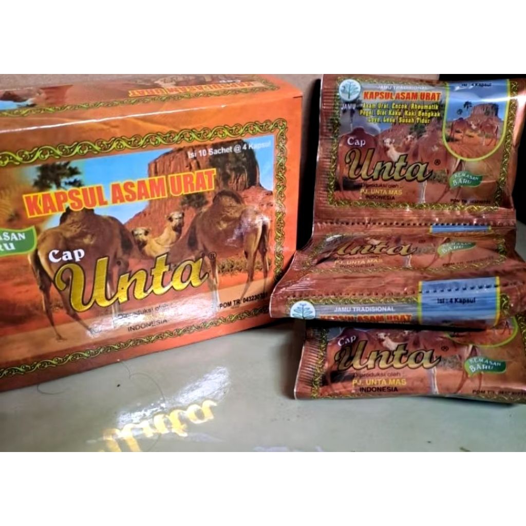 Kapsul Asam urat Cap unta