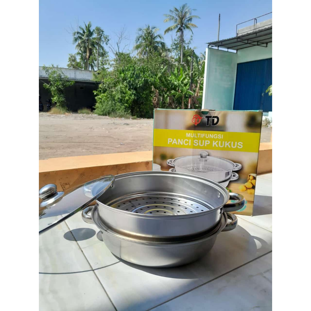 Panci sup kukus td 2susun Steamer
