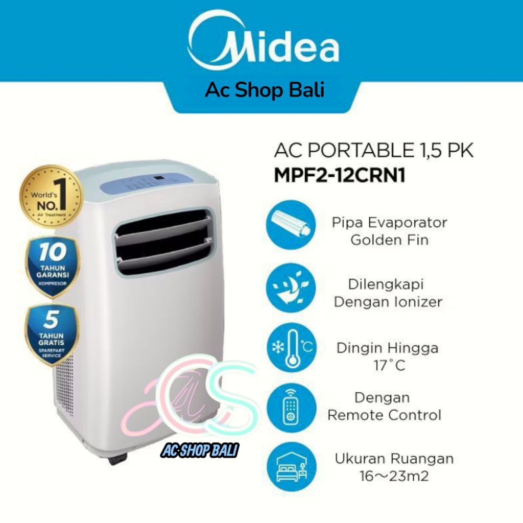 Ac Portable Midea 1.5 PK MPF2-09CRN1