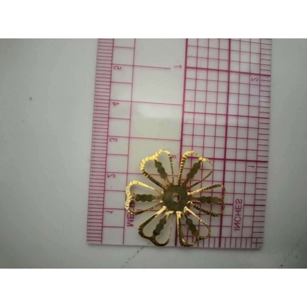 lempengan aksesoris, lempengan emas, bunga emas, taboro