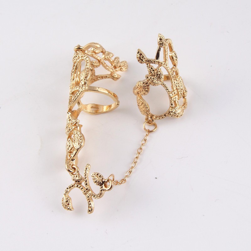 Cincin Gothic Rantai Sambung Melingkar Grunge Aksesoris Premium Gudang Estetik