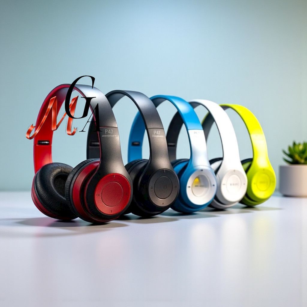 MGA - Handsfree Headset Bluetooth P47 Handset Handsfree P47 Bluetooth Bando Wireless