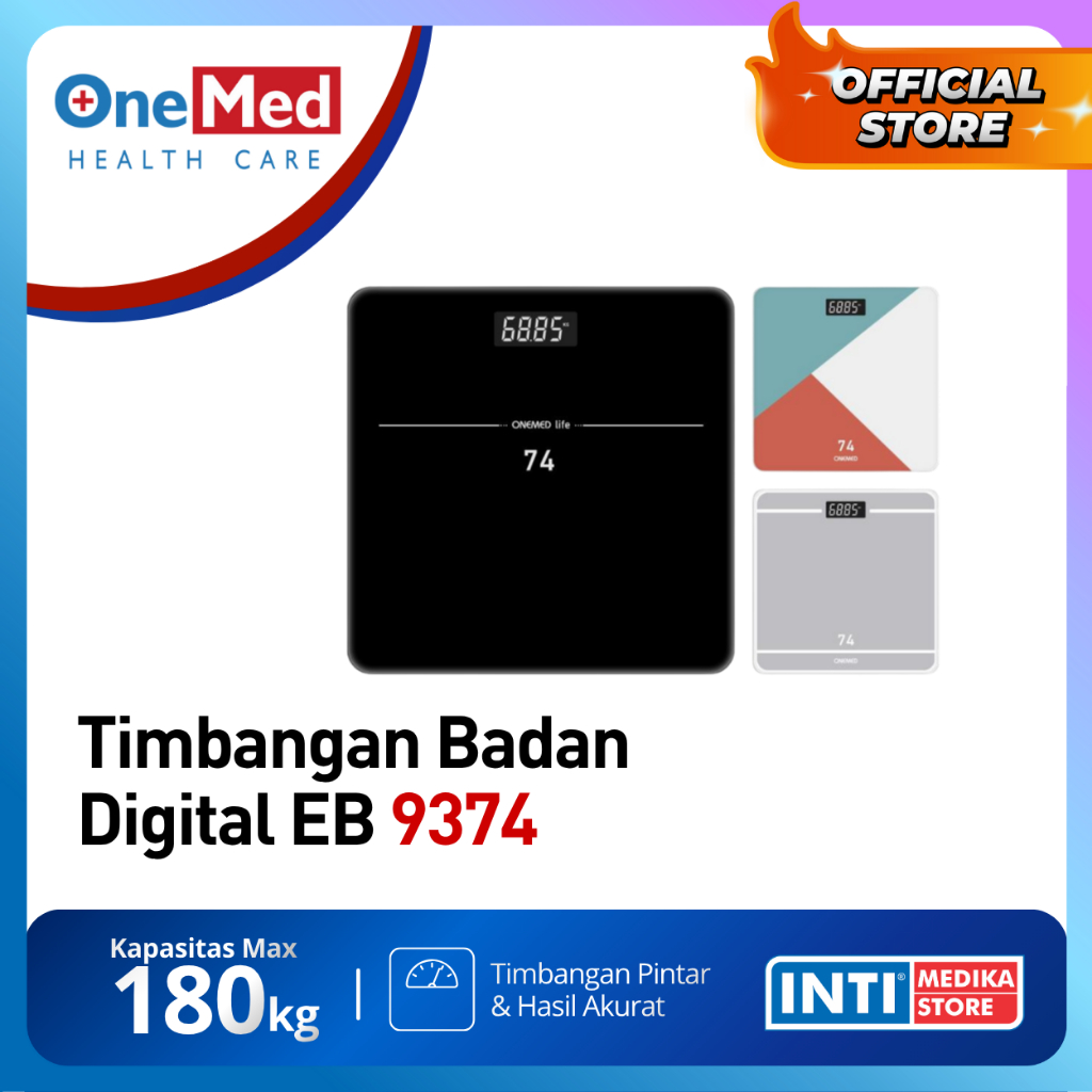 ONEMED - Timbangan Badan Digital EB 9374 | Timbangan Digital Onemed