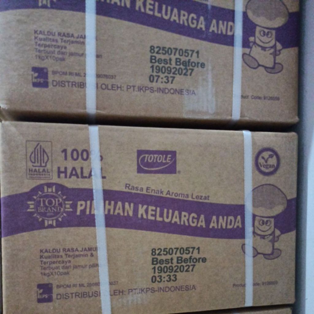 Totole 1 dus isi 1kg x 10bungkus 1dus Totole Kaldu Jamur 1dus