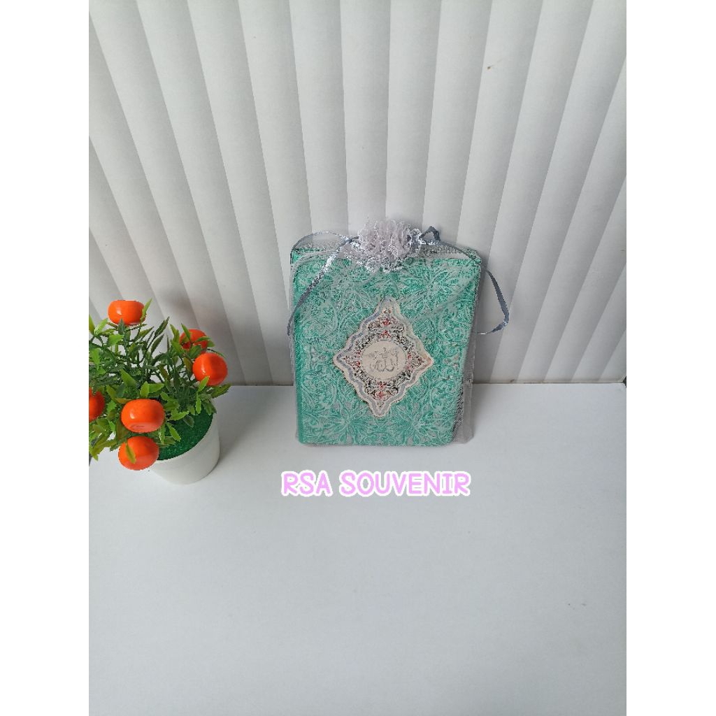 (50pcs)Sarung tile ukuran 15×23 untuk buku yasin || SOUVENIR || buku yasin