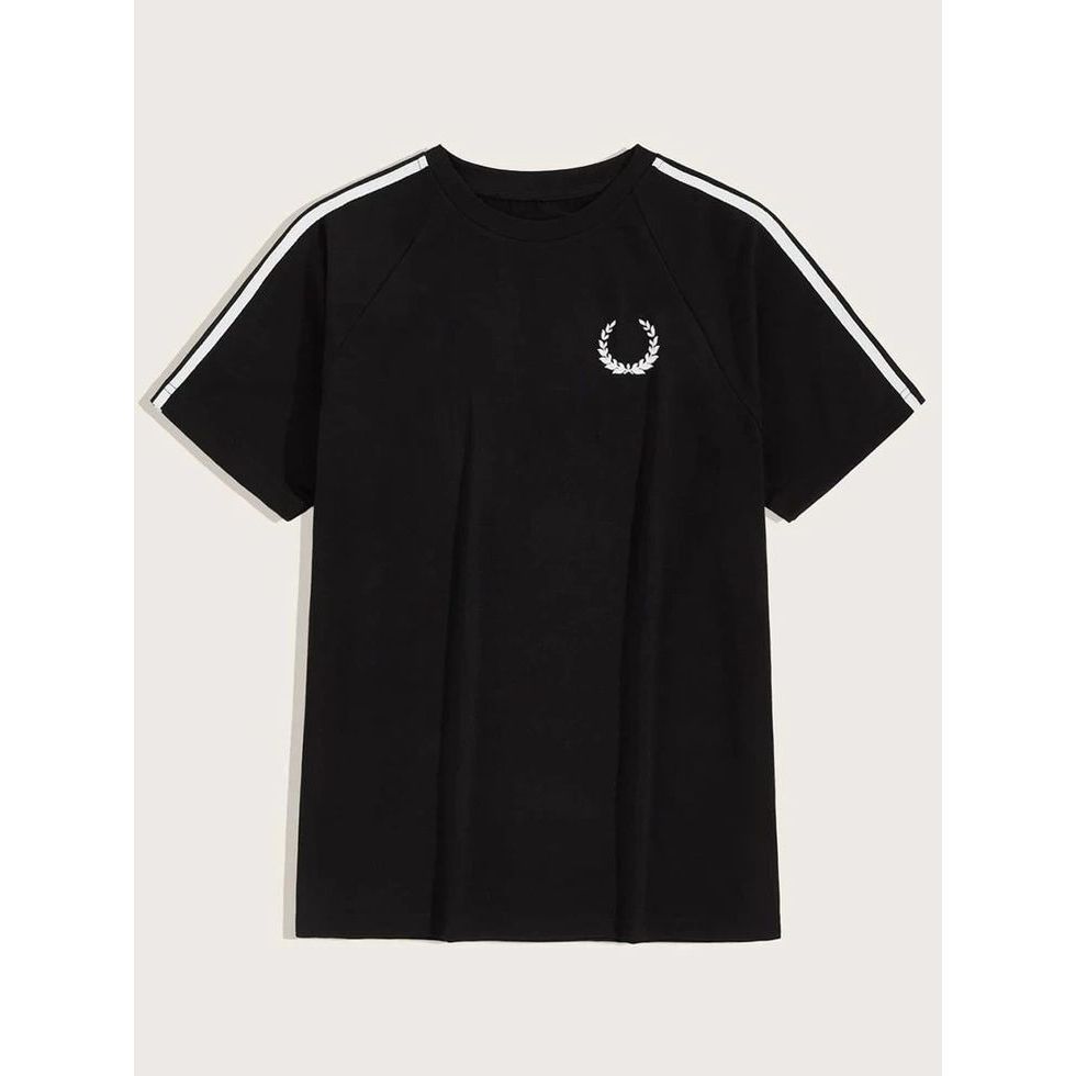 Freed Perry Tshirt Laurel Graphic Black Original // Kaos Casual Pria Lengan Pendek