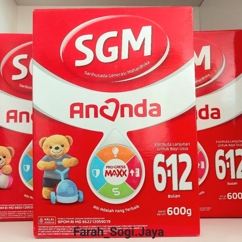 SGM Ananda 6-12 bulan 600g | Susu Formula SGM Ananda Untuk Usia Bayi 6-12 Bulan