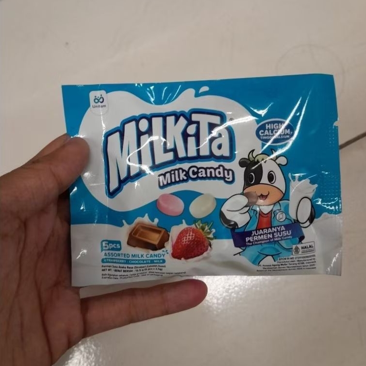 Milkita Bites sachet permen milk candy ( isi 5 pcs )