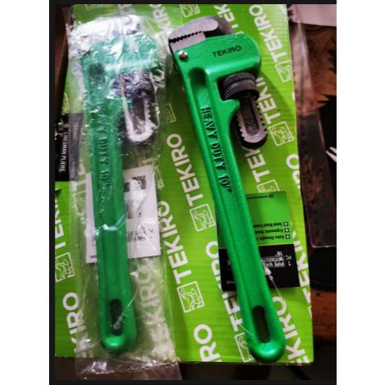 TEKIRO Kunci Pipa Ukuran 10" 12" 14" Original JIS Baja Hardened Kuat Awet Varian Lengkap