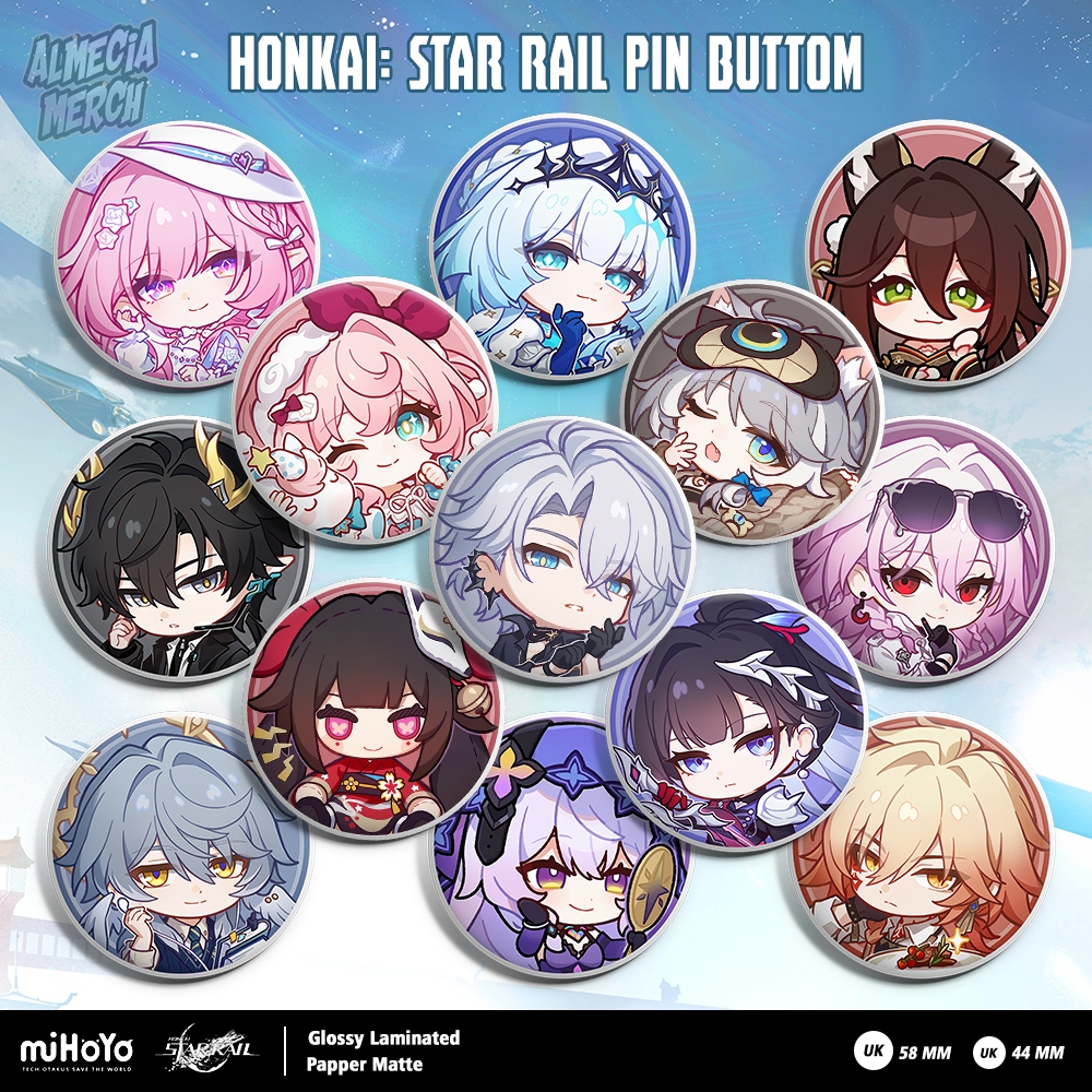 Pin Honkai Star Rail - Pin Bros Honkai Star Rail Nameless badge - Pin Peniti HSR Phainon Vol 2