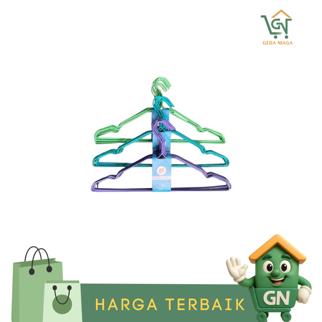 Hanger Kawat Warna | Hanger Baju | Hanger Stainless