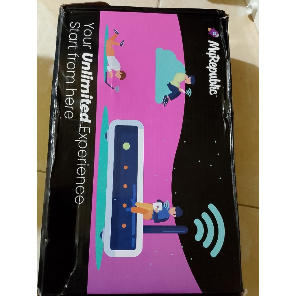ROUTER WIFI MY REPUBLIC FULL SET