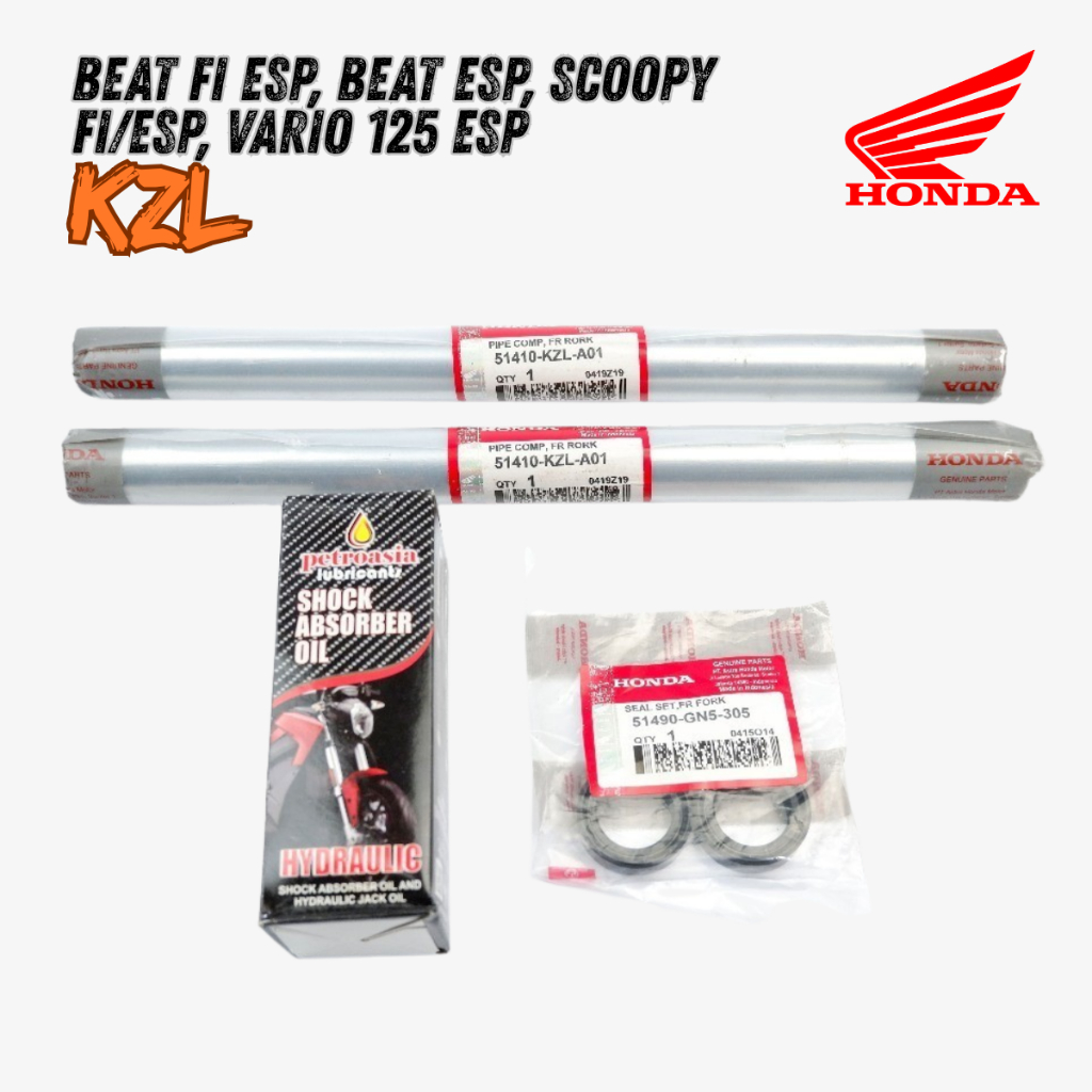 sok depan motor beat Vario - Paket As Shock Sok Breaker Depan KZL part motor