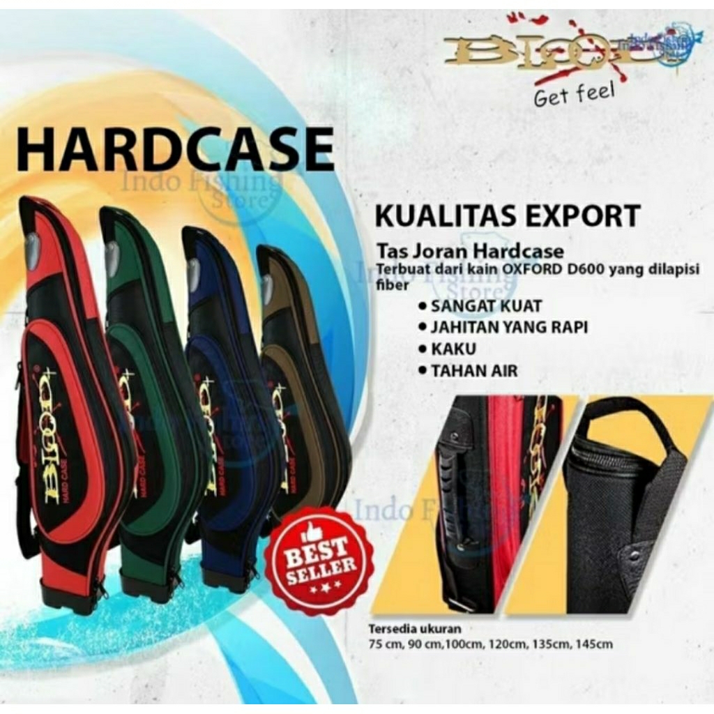 Tas Joran Pancing Hardcase Blood Fishing Bag Hard Case Membawa Peralatan Pancing