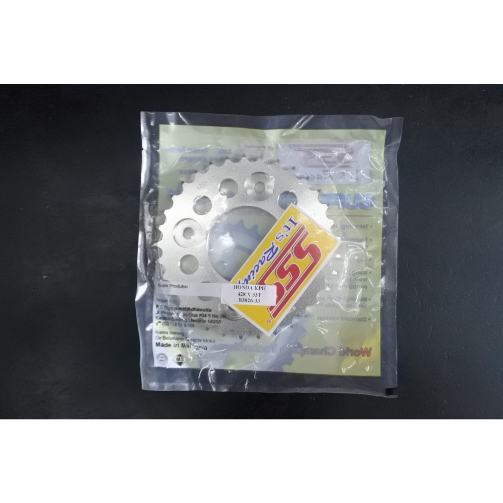 GEAR BELAKANG TRIPLE SSS 428 HONDA KPH
