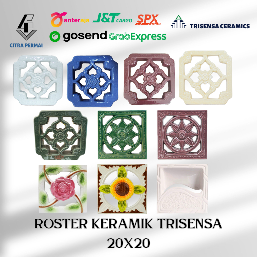 ROSTER KERAMIK TRISENSA 20X20 / ROSTER KERAMIK MINIMALIS / ROSTER KERAMIK BERKUALITAS
