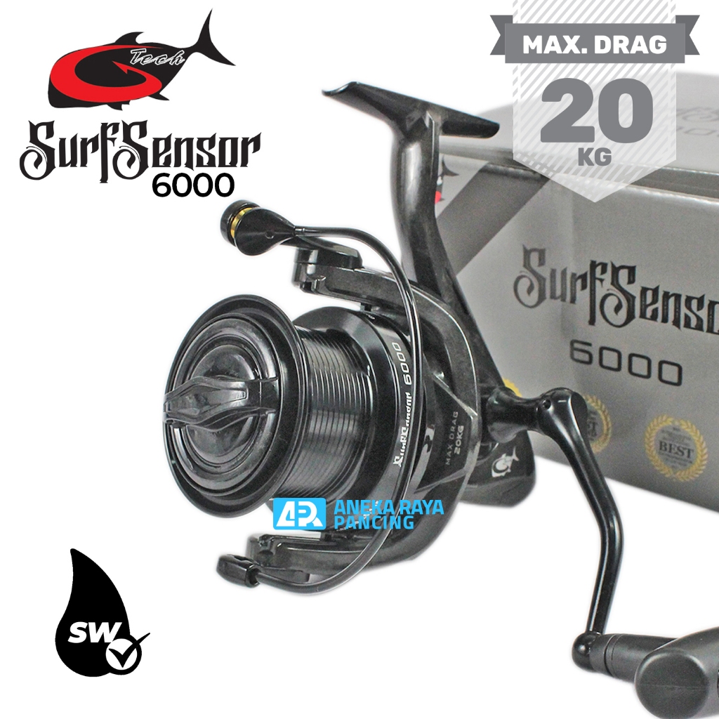 Reel Spinning G-Tech Surf Sensor | Pasiran Surf | Anti Reverse | ARP