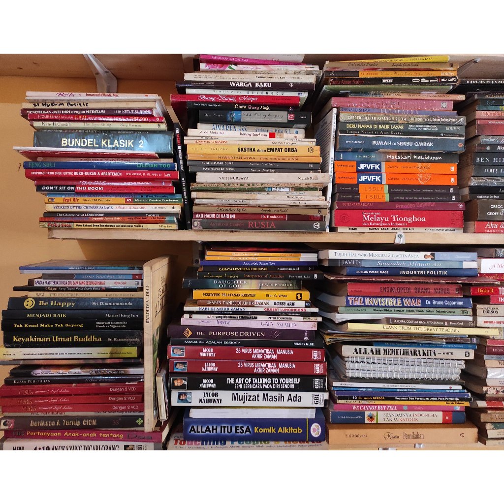 Buku Serba 25 Ribu Berbagai Genre Agama, Psikologi, Kisah Nyata, Sosial Politik, dll (Dikirim RANDOM