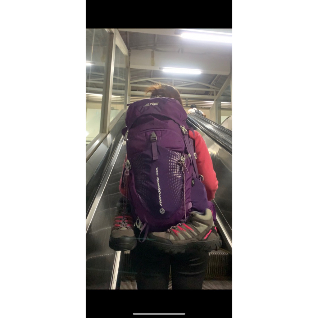 WTS carrier arei rengganis 50l ungu