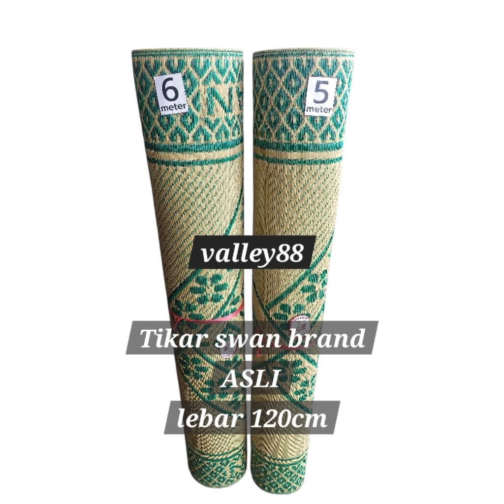 [NEW PRODUK] TIKAR SWAN ASLI/TIKAR roll swan lebar 120cm/1.2meter/tikar arisan/tikar lesehan Swan Br