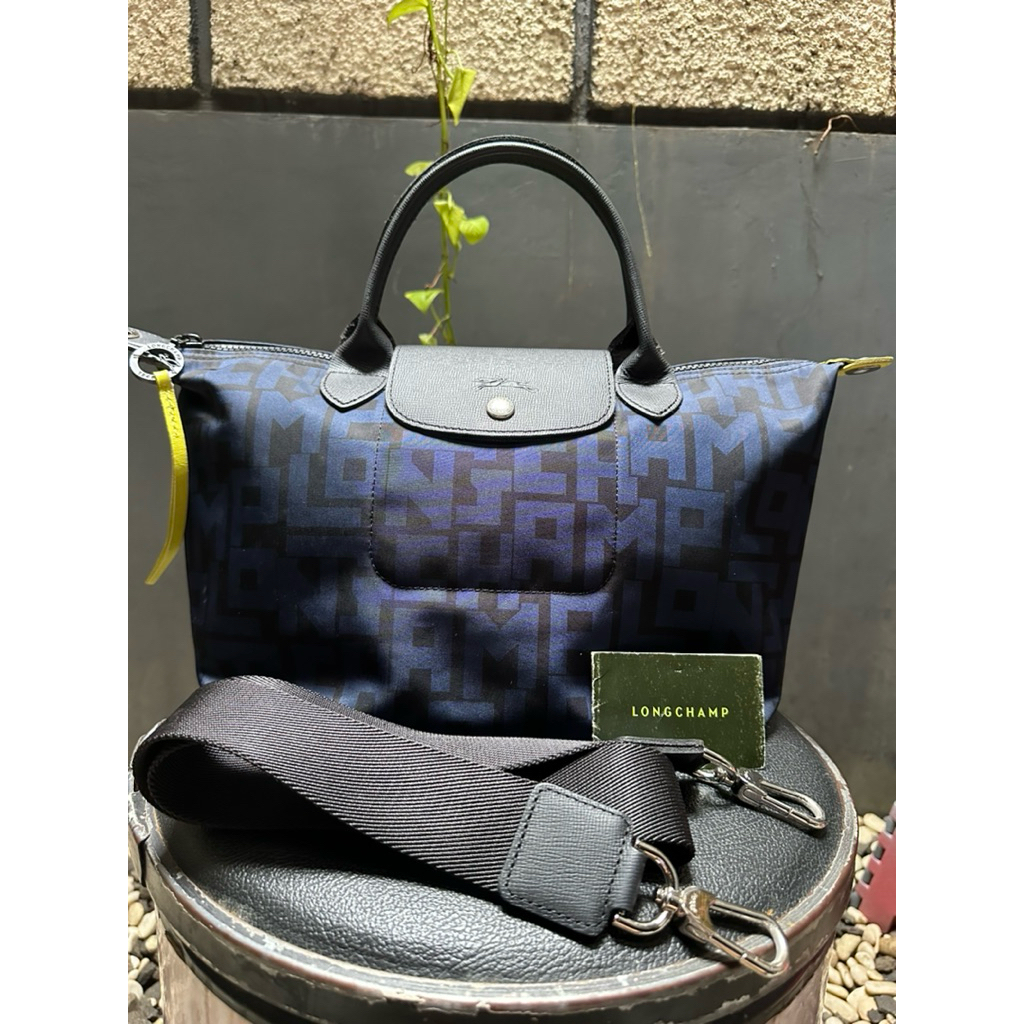 Longcham / LC LGP small black Navy