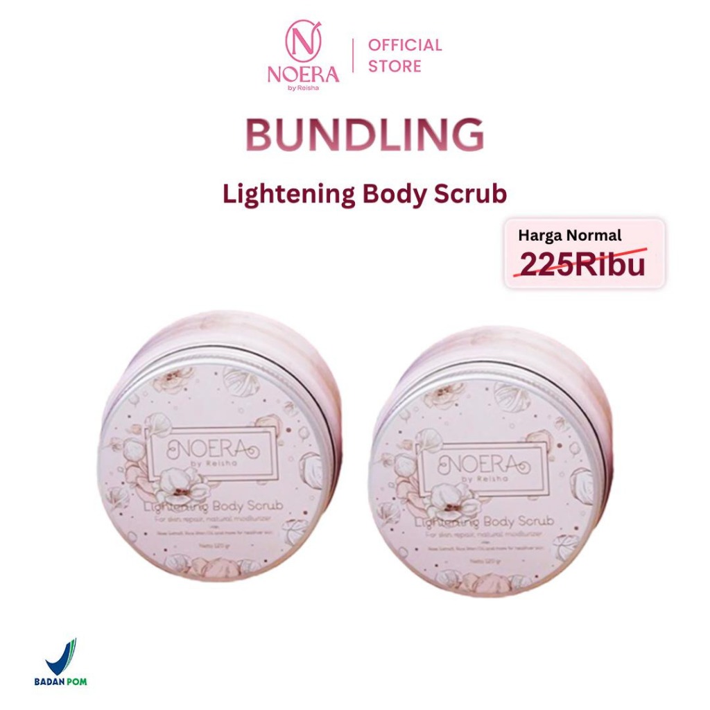 Noera 2 Pcs Lightening Body Scrub