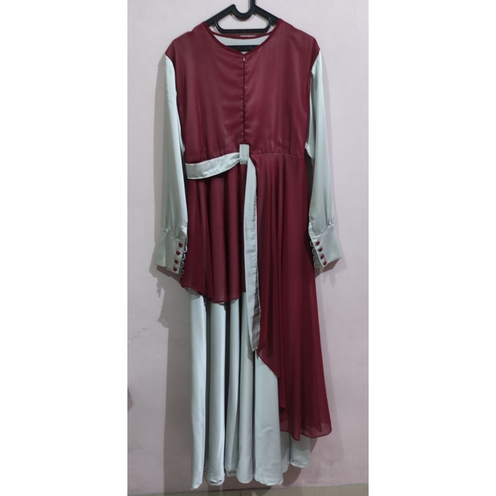 Like New... Gamis / Abaya / Dress Muslim / one set inner /one set outer