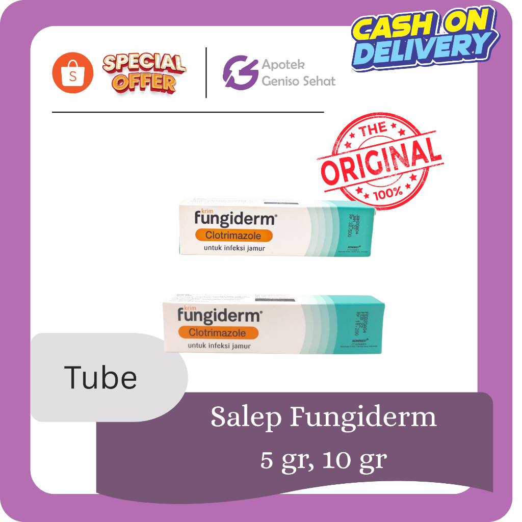 Fungiderm cream |  Salep jamur | Salep
