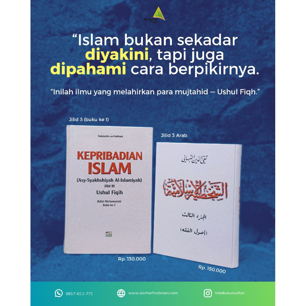 SATU PASANG Kitab Kepribadian Islam Jilid 3 [ buku ke 1 ] | ARAB DAN TERJEMAHAN |Original 100% |2025