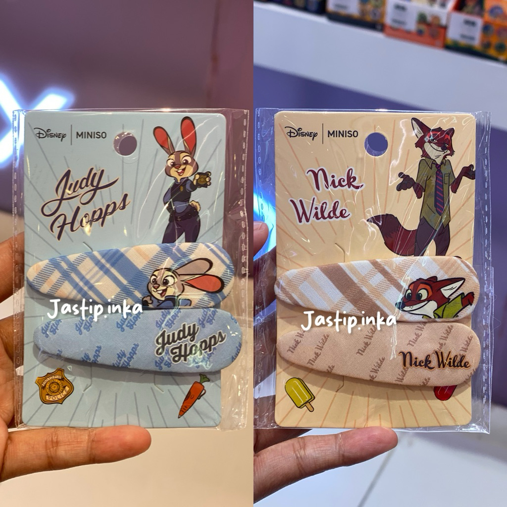 Miniso x Zootopia -  jepitan judy nick zootopia