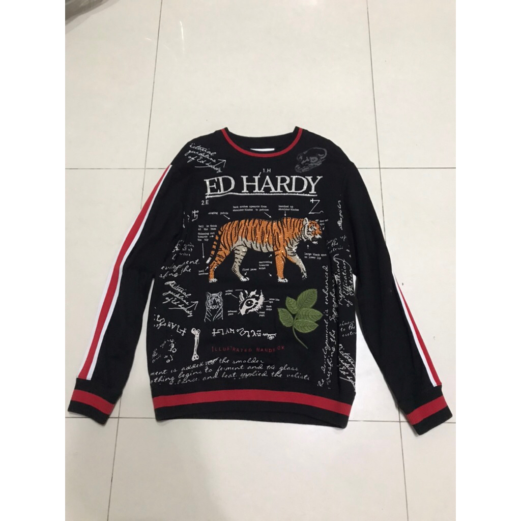 SWEATSHIRT ED HARDY BLINK ORI AUTHENTIC PRELOVED