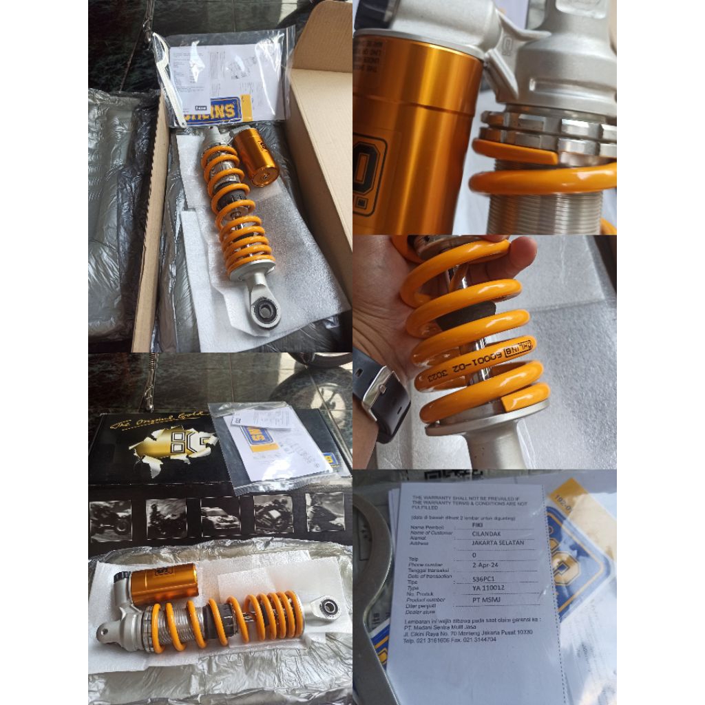Shockbreaker Shock OHLINS Original YA 1100012 Mio Sporty, Mio Smile, Mio soul Copotan