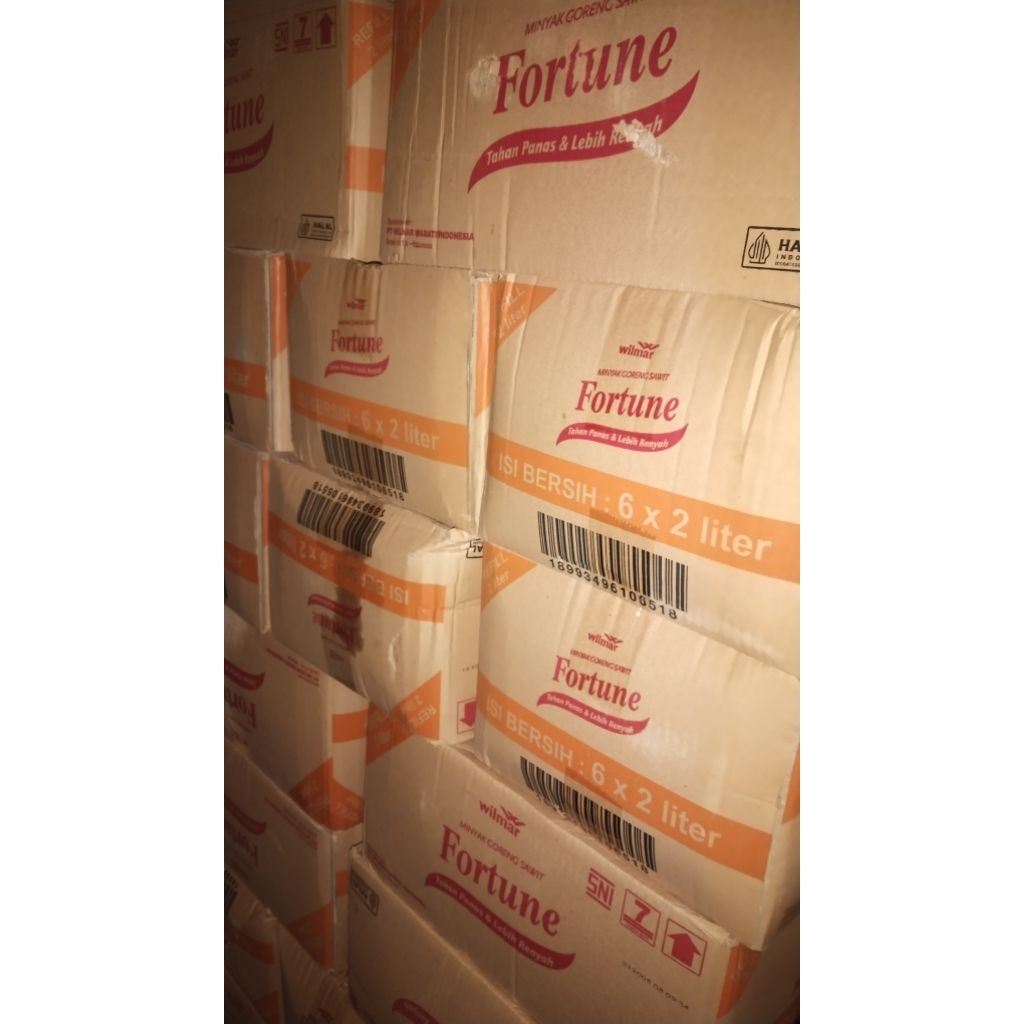Minyak Goreng Fortune 2 Liter 1 Dus